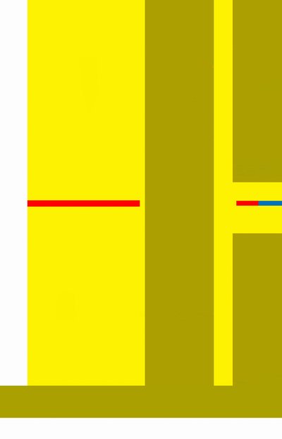 wzrok między przestrzeniami (magnesy naturalne), 2016, autorstwa Alex Caminker