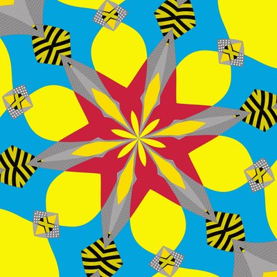 symetria #11,2019,(media mieszane) autorstwa Alex Caminker