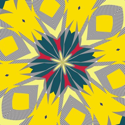 symetria #12,2019,(media mieszane) autorstwa Alex Caminker