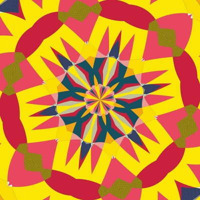 symetria #15,2019, (media mieszane) autorstwa Alex Caminker