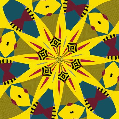 symetria #18,2019, (media mieszane) autorstwa Alex Caminker