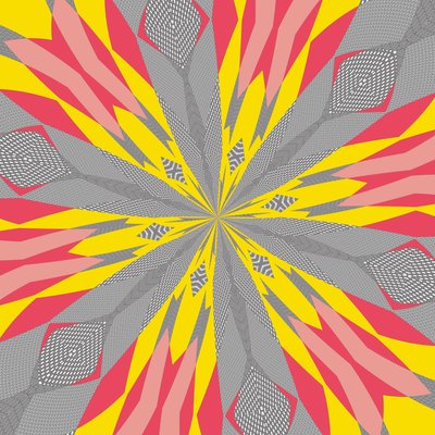 symetria #22,2019,(media mieszane) autorstwa Alex Caminker