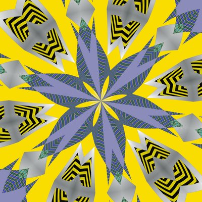 symetria #28,2019, (media mieszane) autorstwa Alex Caminker