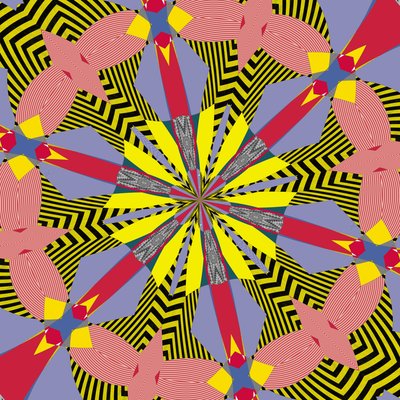 symetria #29,2019, (media mieszane) autorstwa Alex Caminker