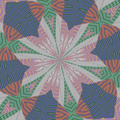 symetria #32,2019, (media mieszane) autorstwa Alex Caminker