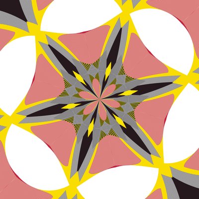 symetria #39,2019, (media mieszane) autorstwa Alex Caminker