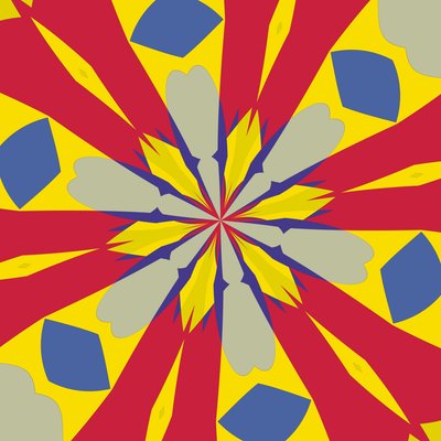 symetria #45,2019, (media mieszane) autorstwa Alex Caminker