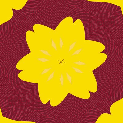 symetria #50,2019, (media mieszane) autorstwa Alex Caminker