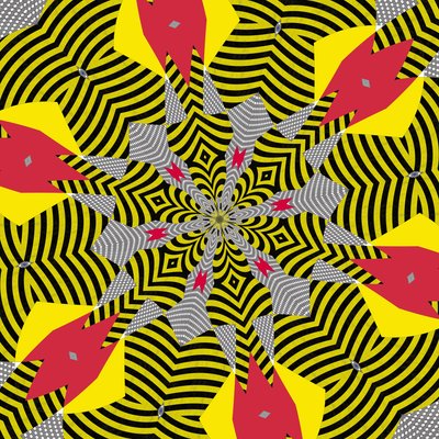 symetria #5,2019, (media mieszane) autorstwa Alex Caminker