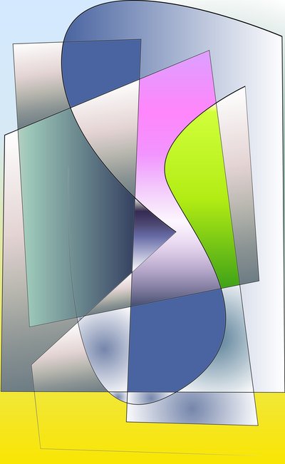 symfonia,2019,(media mieszane) autorstwa Alex Caminker