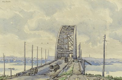 Most Nijmegen, Holandia autorstwa Alex Colville