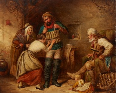 Na ratunek - 1876 (olej na pokładzie) autorstwa Alex Leggatt