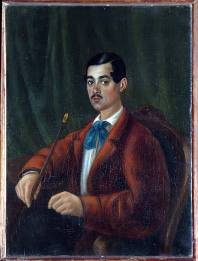 Autoportret. Rosyjski pisarz, poeta romantyczny znany pod pseudonimem Marlinsky i członek powstania dekabrystów lub dekabrystów w 1825 r., deportowany na Kaukaz, Dzieło Aleksandra Aleksandrowicza Bestużewa (Bestużewa) Marlińskiego (179 autorstwa Alexander Alexandrovich Bestuzhev Marlinsky