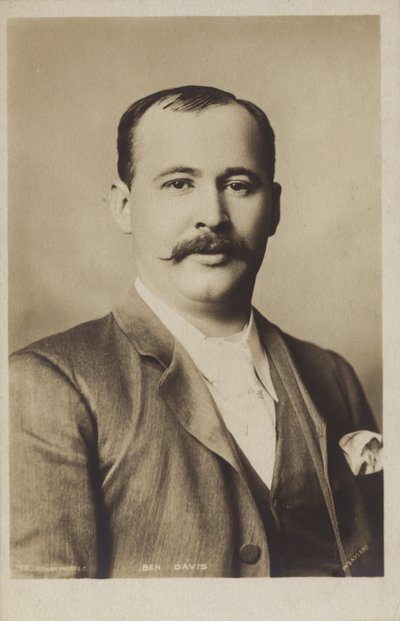 Ben Davies, walijski tenor (1858-1943) autorstwa Alexander Bassano
