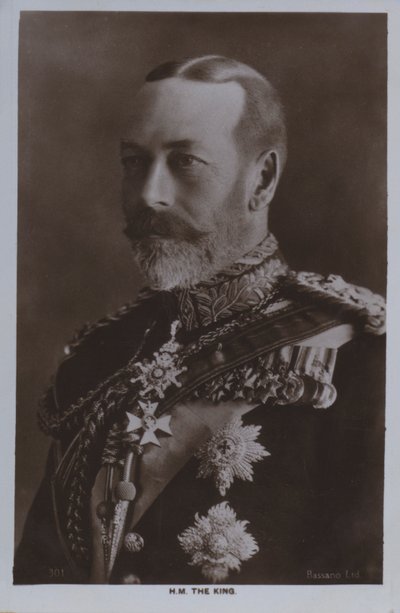 HM Król (zdjęcie czarno-białe) autorstwa Alexander Bassano