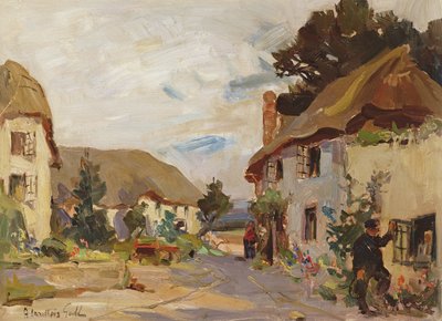 Rozmowa wieśniaka autorstwa Alexander Carruthers Gould