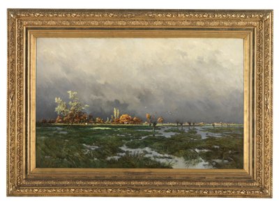 Słońce po burzy (olej na płótnie) autorstwa Alexander Coosemans