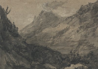 Polonês de paisagem montanhosa autorstwa Alexander Cozens