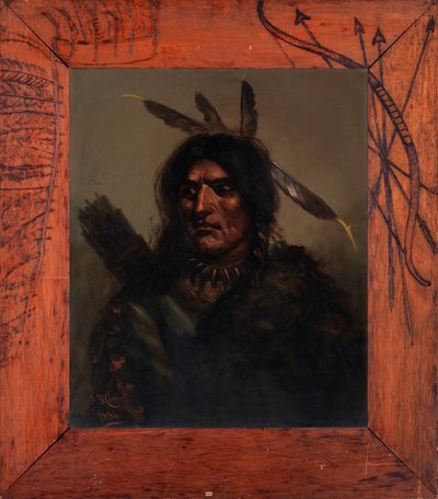 Indianin z kołczanem, 1886. autorstwa Alexander Davis Cooper