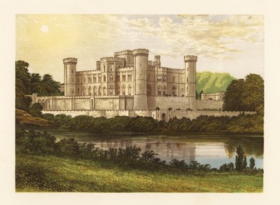 Zamek Eastnor, Herefordshire, Anglia. autorstwa Alexander Francis (after) Lydon
