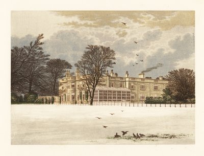 Ednaston Lodge, Derbyshire, Anglia. autorstwa Alexander Francis (after) Lydon
