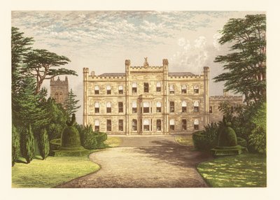 Zamek Elvaston, Derbyshire, Anglia. autorstwa Alexander Francis (after) Lydon