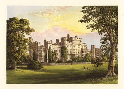 Zamek Hawarden, Flintshire, Walia. autorstwa Alexander Francis (after) Lydon