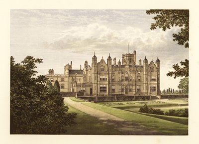 Merevale Hall, Warwickshire, Anglia. autorstwa Alexander Francis (after) Lydon