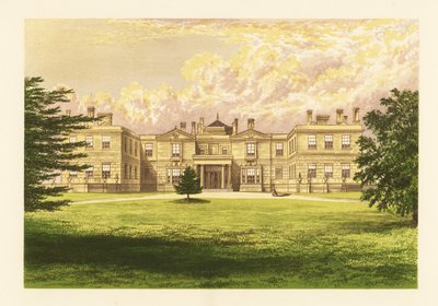 Swithland Hall, Leicestershire, Anglia. autorstwa Alexander Francis (after) Lydon