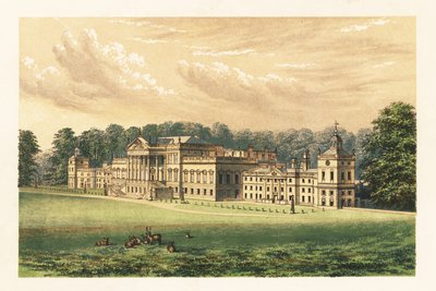 Wentworth Woodhouse, Yorkshire, Anglia.,1880 (grawerowanie) autorstwa Alexander Francis (after) Lydon