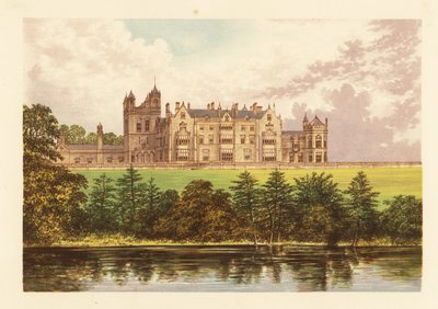 Worsley New Hall, Lancashire, Anglia. autorstwa Alexander Francis (after) Lydon