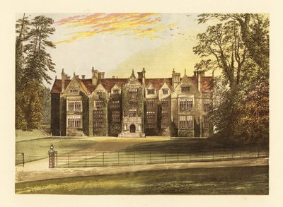 Opactwo Wroxton, Oxfordshire, Anglia. autorstwa Alexander Francis (after) Lydon