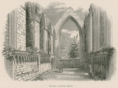 Bolton Priory, chór, patrząc na Wschód autorstwa Alexander Francis Lydon