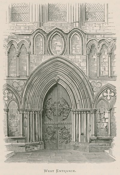 Bolton Priory, wejście zachodnie autorstwa Alexander Francis Lydon
