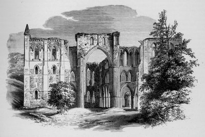 Chór, Północ, Opactwo Rievaulx, ok. 1880, 1897 autorstwa Alexander Francis Lydon