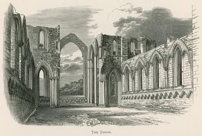 Fountains Abbey, Chór autorstwa Alexander Francis Lydon