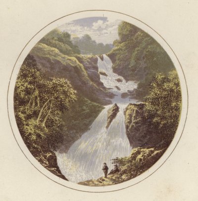 Ilustracja frontu do angielskiej scenerii jeziora autorstwa Alexander Francis Lydon