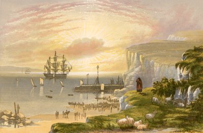 Ilustracja do Opuszczonej wioski złotnika autorstwa Alexander Francis Lydon