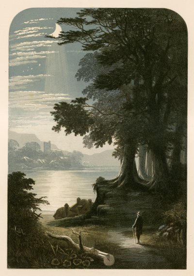 Ilustracja do Il Penseroso Miltona autorstwa Alexander Francis Lydon