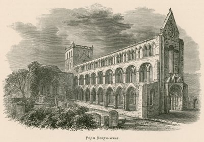 Opactwo Jedburgh, od północnego zachodu autorstwa Alexander Francis Lydon