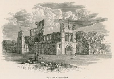 Opactwo Kirkstall, od północnego zachodu autorstwa Alexander Francis Lydon