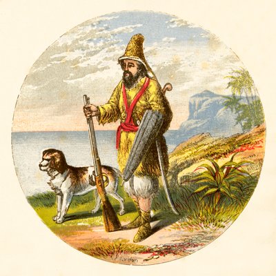 Robinson Crusoe autorstwa Alexander Francis Lydon