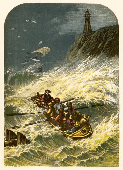 Robinson Crusoe opuszcza dom i jest rozbitkiem autorstwa Alexander Francis Lydon