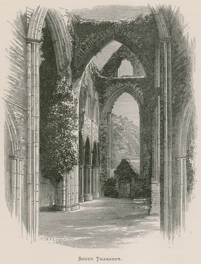 Opactwo Tintern, Południowa Transept autorstwa Alexander Francis Lydon
