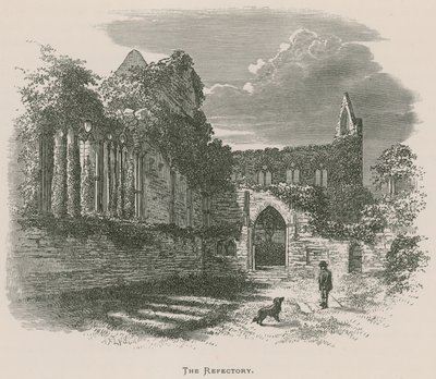 Opactwo Tintern, refektarz autorstwa Alexander Francis Lydon