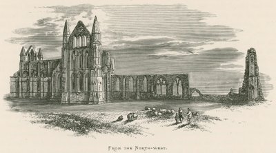 Opactwo Whitby, od północnego zachodu autorstwa Alexander Francis Lydon