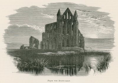 Opactwo Whitby, od południowego wschodu autorstwa Alexander Francis Lydon