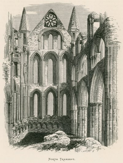 Opactwo Whitby, północna transept autorstwa Alexander Francis Lydon