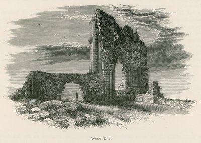 Whitby Abbey, West End autorstwa Alexander Francis Lydon