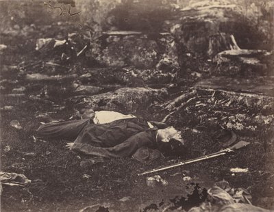 Ostatni sen strzelca wyborowego, Gettysburg, Pensylwania autorstwa Alexander Gardner